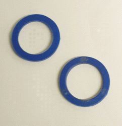 Pakning for dia.16mm  rød-Brun FIBER 20/150 kobling, 2stk